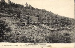 CPA Les Hautes Vosges Le Linge Vu d'ensemble du cimetiere ou reposent nos soldats 