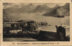 CPA Lac D'Annecy Talloires et Chapelle du Toron