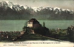 CPA Chateau du Chatelard Sur Clarens et les Montagnes de la Savoie