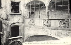 VINTAGE POSTCARD Montferrand Court of the Montorcier Hotel or house of Lucrece