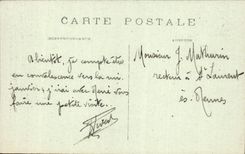 Iglesia de Clermont-Ferrand de la POSTAL de la VENDIMIA de Notre Dame de la puerta principal portuaria