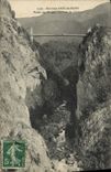 VINTAGE POSTCARD Aix les Bains Surroundings Valley of the Wallows the bridge of the abyss
