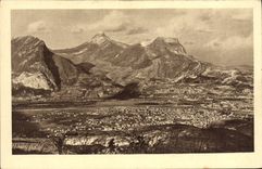 CPA Grenoble Vue Panoramique Vers le Casque de Neron