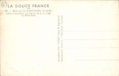 MODERN CARD Environs of the Mount Gilds the lake chambon seen road of the Mount Gilds