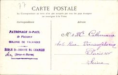 VINTAGE POSTCARD Palate of Fontainebleau Denecourt Turn