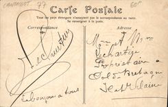 VINTAGE POSTCARD Moret the Restaurant of Robinson