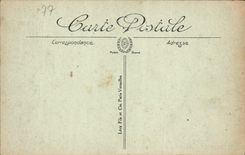 VINTAGE POSTCARD Layered branches the Barn of Dimes Woman Children