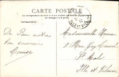 VINTAGE POSTCARD Pau Church St Martin