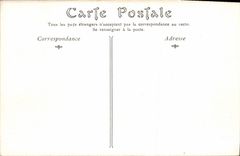 VINTAGE POSTCARD Biarritz the Dam of the Rock of the Virgin by Heavy weather