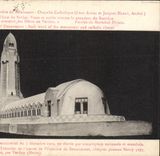 VINTAGE POSTCARD Ossuary and headlight of Douaumont Postpone catholic Chapelle monument