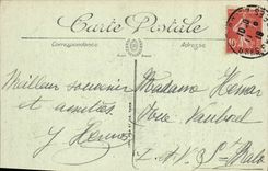 CPA Biarritz Le Rocher de la Vierge Pris Par Gros temps