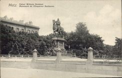 POSTAL Metz Kaiser Withelm Denkmal de la VENDIMIA