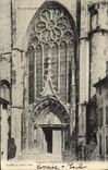 VINTAGE POSTCARD Toul Gate of the church St Gengoult