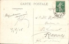 VINTAGE POSTCARD Toul Gate of the church St Gengoult