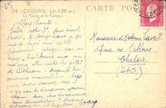 CPA Gavarnie Le Gave et le cirque 