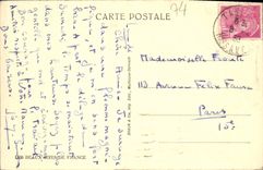 Catarata de Mieussy de la POSTAL de la VENDIMIA del puente del diablo