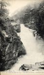 VINTAGE POSTCARD Cauterets Cascade of Cerisey falls principal