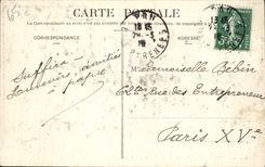 CPA Cauterets Le Peguere pres de Lisey