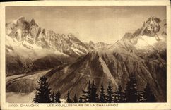CPA Chamonix Les Aiguilles Vues La Chalannoz