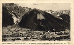 La POSTAL Chamonix Mont Blanc de la VENDIMIA ve Planpraz y Brevent