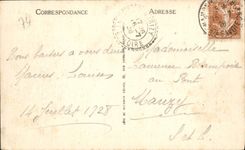 La POSTAL Chamonix Mont Blanc de la VENDIMIA ve Planpraz y Brevent
