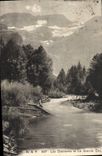 CPA Les Diablerets et la grande eau