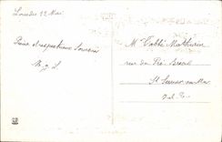 VINTAGE POSTCARD Dwelling of the Happy Bernadette hanging the appearances Interior of the dungeon