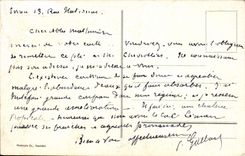 VINTAGE POSTCARD Day of Storm Gulls