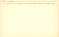 VINTAGE POSTCARD Pau Bizanos and the Peak of the South of Bigorre seen of the Palate of Winter