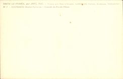 VINTAGE POSTCARD Cauterets Cascades of the Step of the Bear