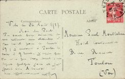 VINTAGE POSTCARD Illustrated Ardeche Valleys les Bains Volcanic Colonnades