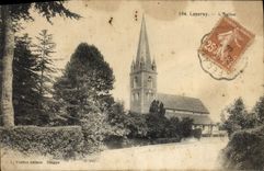VINTAGE POSTCARD Luneray the Church