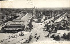 CPA Paris Panorama de la Rue de Lyon et du Boulevard de la Bastille