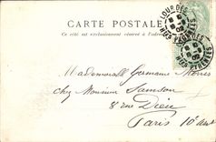 VINTAGE POSTCARD Heavy Interior of the shelter of the Pilgrims