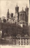 CPA Lyon Notre Dame de Fourviere L'abside et l'ancienne chapelle