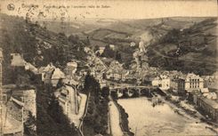 VINTAGE POSTCARD Bubble Panorama taken of the Old road of Sedan