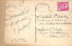 VINTAGE POSTCARD Gavarnie the Village and the Circus