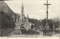 VINTAGE POSTCARD the Martyrdom of Breton has Lourdes