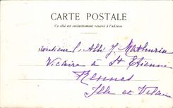 VINTAGE POSTCARD Heavy House of the Fathers Coach Horse