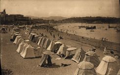 CPA Saint Jean de Luz La Pergola et la Plage