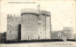 Castillo de Guillermo de la POSTAL de la VENDIMIA de Poitou