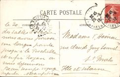 VINTAGE POSTCARD Royan the Beach and the City