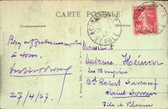 POSTAL Noirmoutier de la VENDIMIA el castillo