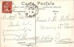 VINTAGE POSTCARD Saint Guilhen Serves It Marble Furnace bridge