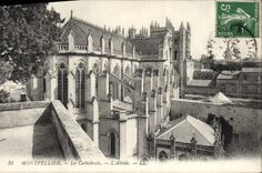 CPA Montpellier La Cathedrale L'abside