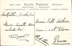 CPA Nimes Vue Interieure des Arenes