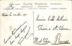 POSTAL Nimes de la VENDIMIA la costa oeste vista arena del exierieure