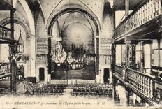 CPA Hendaye Interieur de L'Eglise