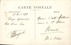 La POSTAL Avignon Cathedrale de la VENDIMIA se sienta de los papas