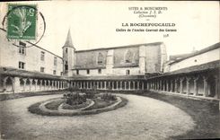 VINTAGE POSTCARD Rochefoucauld Cloister of the Old Convent of the Carmelite friars